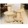 Image 1 : LOT DE 3 BOBINES EN BOIS ASST