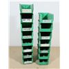 Image 2 : BAC EN PLASTIQUE VERT 8"x4"x3"