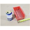 Image 1 : BAC EN PLASTIQUE COLORÉE 8"x4"x3"