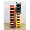 Image 2 : BAC EN PLASTIQUE COLORÉE 8"x4"x3"