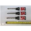 Image 1 : LOT DE 3 MÈCHES 9/16"x4"x6" MILWAUKEE M2