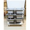 Image 2 : RANGEMENT MOBILE - 6 BACS 36"x25"x43"