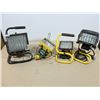 Image 1 : LOT DE 4 LAMPES DE TRAVAILS ASST