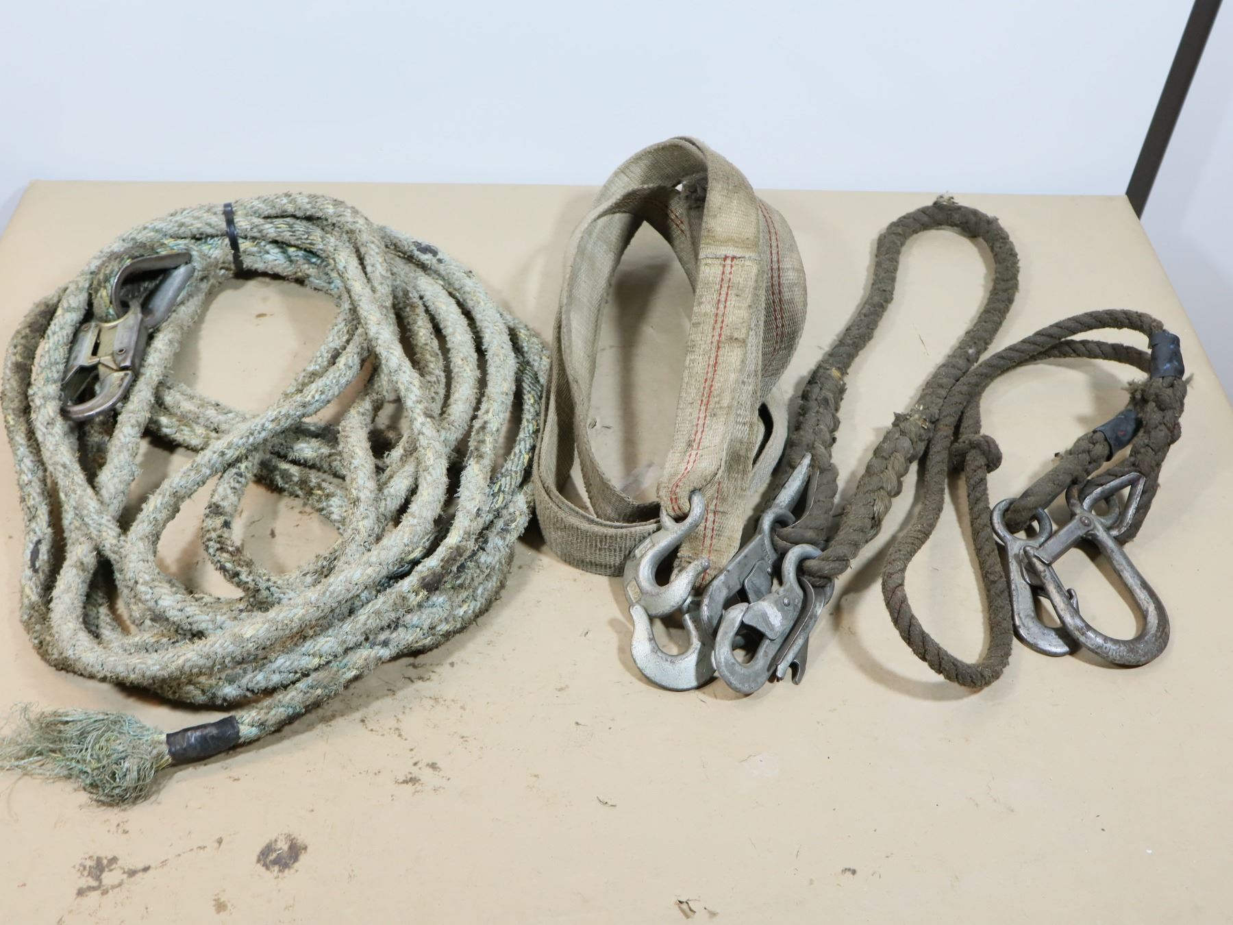 Lot De 3 Cordons De Sécurité Réfléchissants Pour Outils - Ceinture Anti-Chute 15kg Mousqueton 93cm