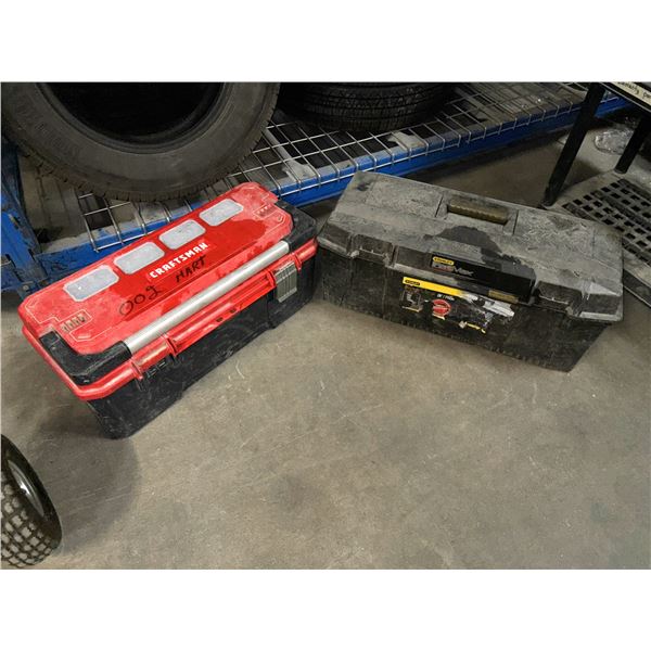 LOT DE 2 COFFRES D'OUTILS ASST