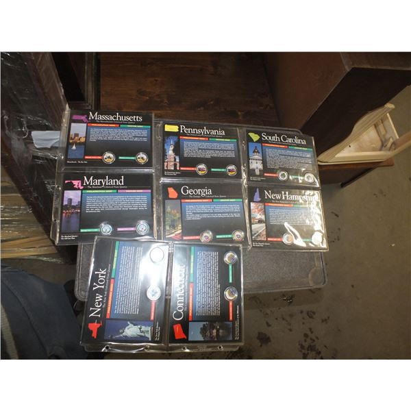 8 American State Coin's