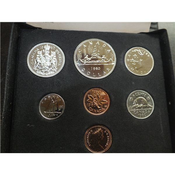 1980 Canadian Coin Set