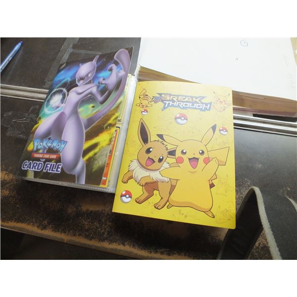 2 Books Of Pokémon Cards