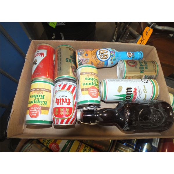 4 Boxes Of Assorted Beer Cans