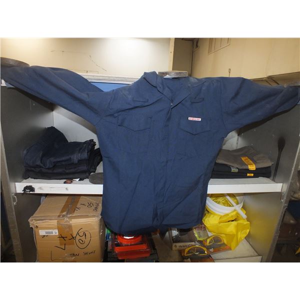Box Of Navy Work Shirts