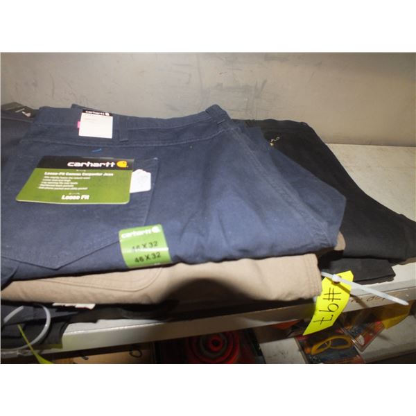 6 Pairs Of Men's Carhart Work Pants