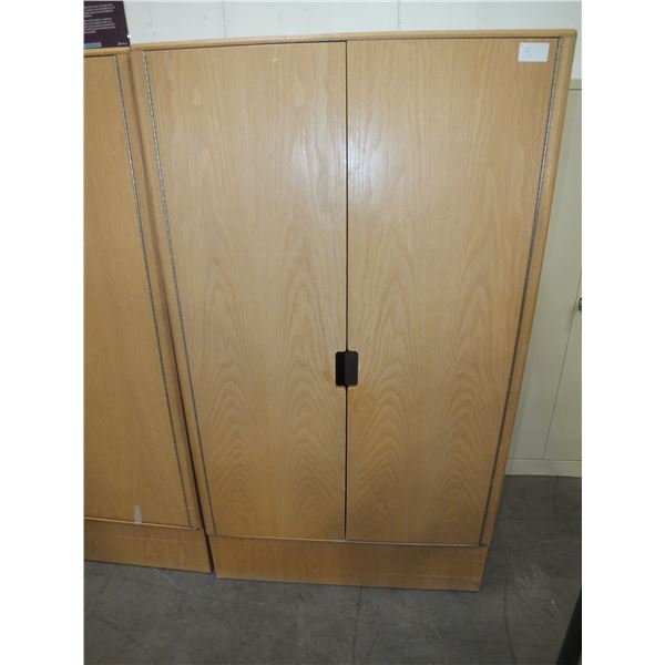 2 Door Wooden Wardrobe Cabinet