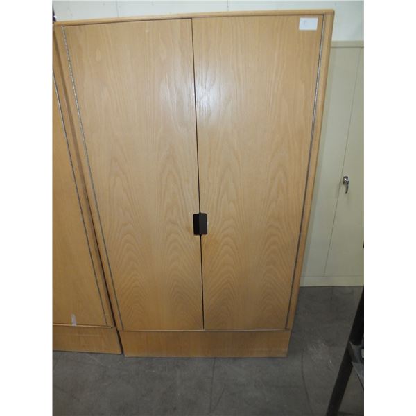 2 Door Wooden Wardrobe Cabinet