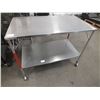 Image 1 : Stainless Steel Table On Wheels