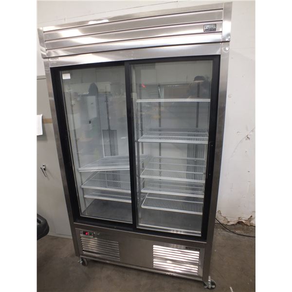 Habco 2 Door Stainless steel Stand Up Commercial Refrigerator On Wheels