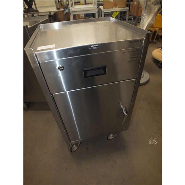 Stainless Steel Storage Cart On Wheels