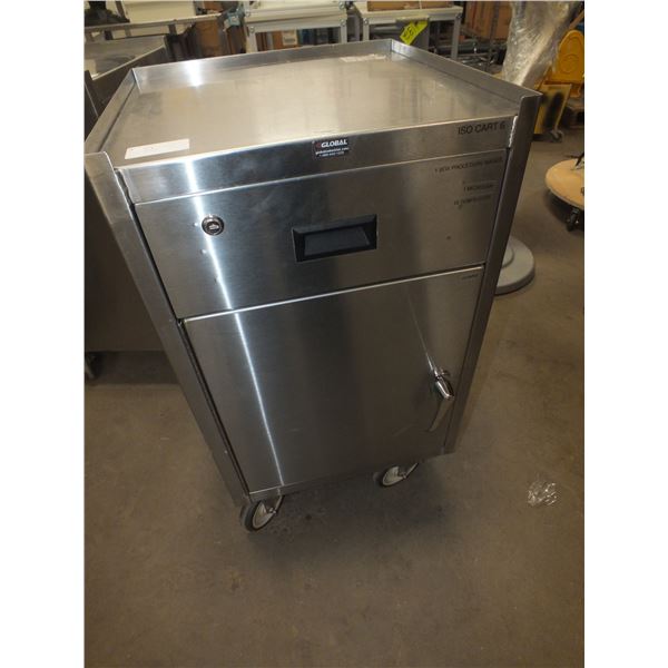 Stainless Steel Storage Cart On Wheels
