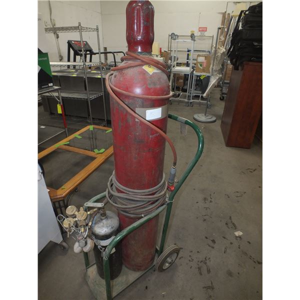 Acetylene Tank w/ Uniweld Torch