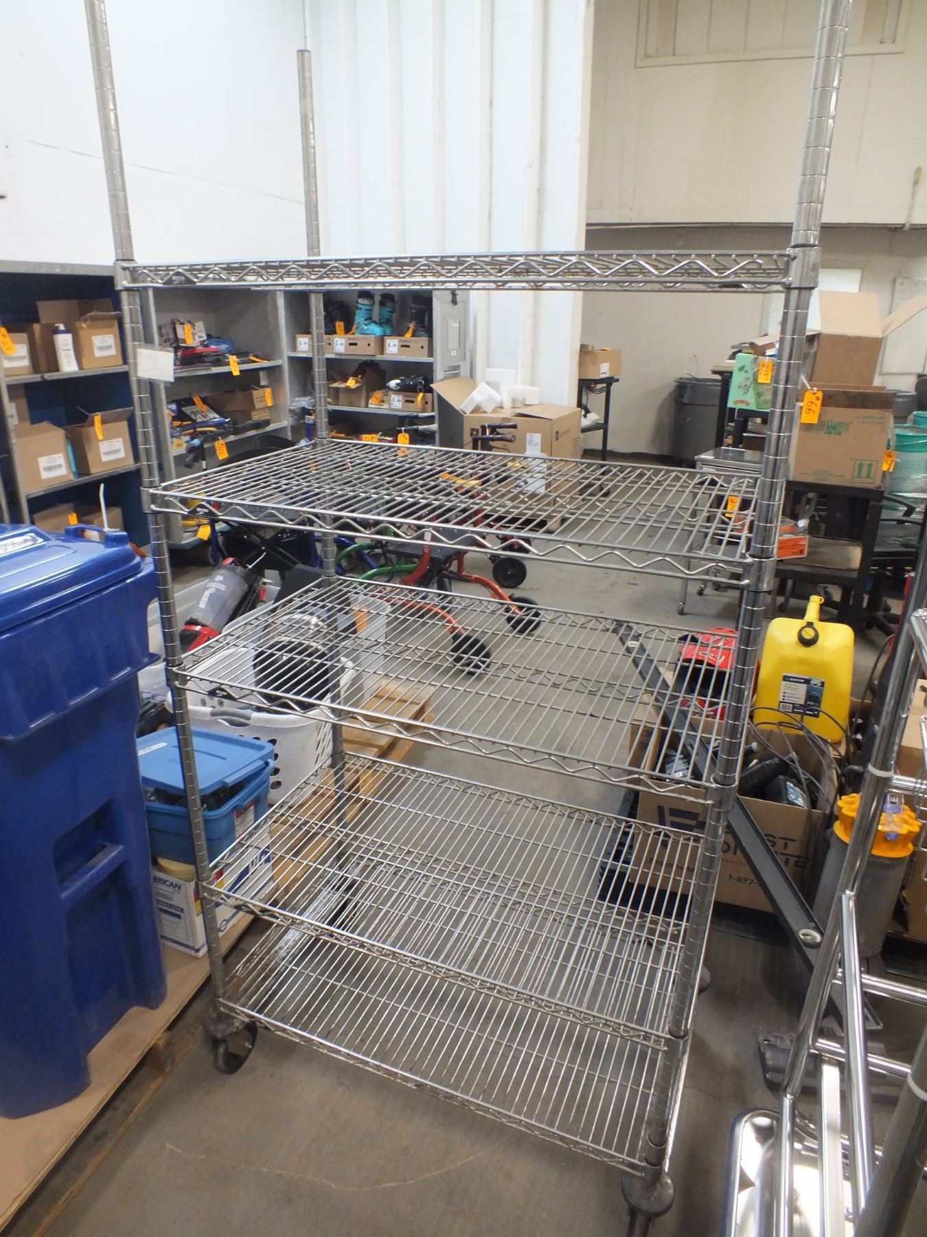 Stainless steel Metro Rack On wheels