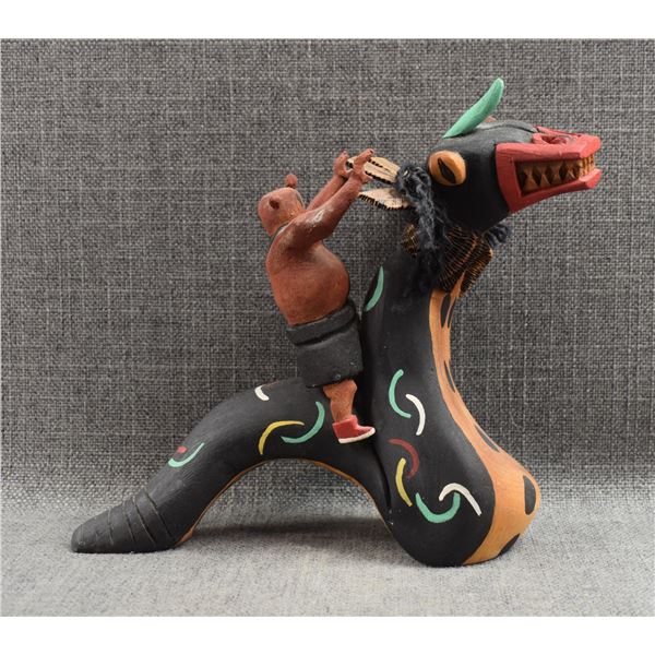 ZUNI WOOD CARVING (DANIEL QUAM SR.)