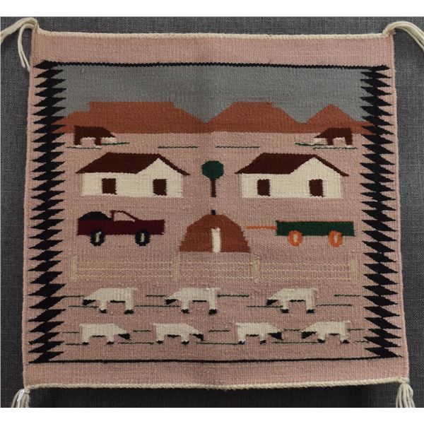 NAVAJO PICTORIAL TEXTILE (ALICE CURLEY)