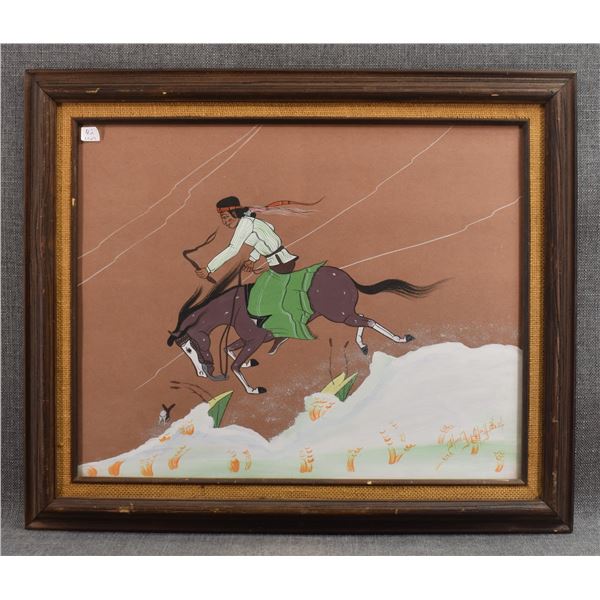 NAVAJO PAINTING (HARRY CLAY)