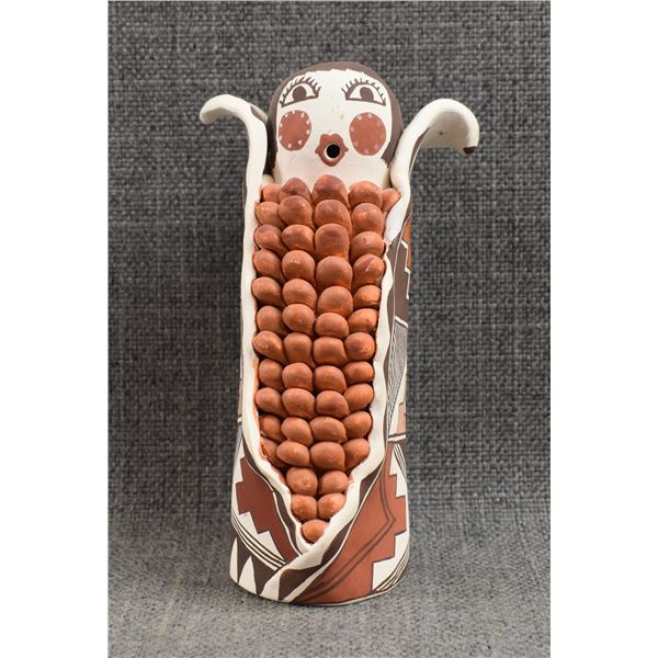 ACOMA POTTERY FIGURE (SIGNED)