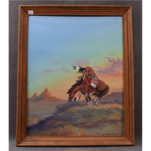 NAVAJO PAINTING (JOHNNY YAZZIE)