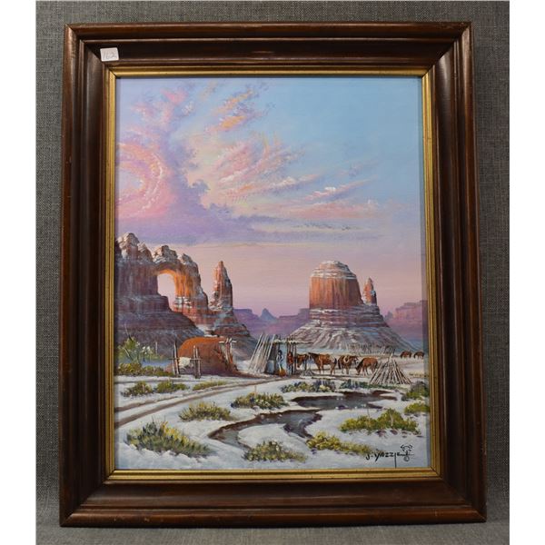 NAVAJO PAINTING (JOHNNY YAZZIE)