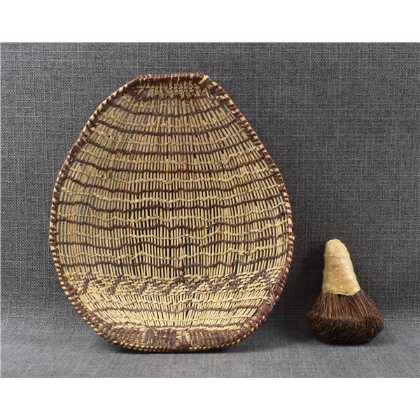 MONO WINNOWING TRAY AND BRUSH