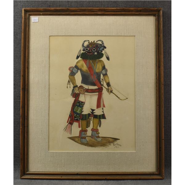 HOPI PAINTING (PAUL H TALAWEPI)