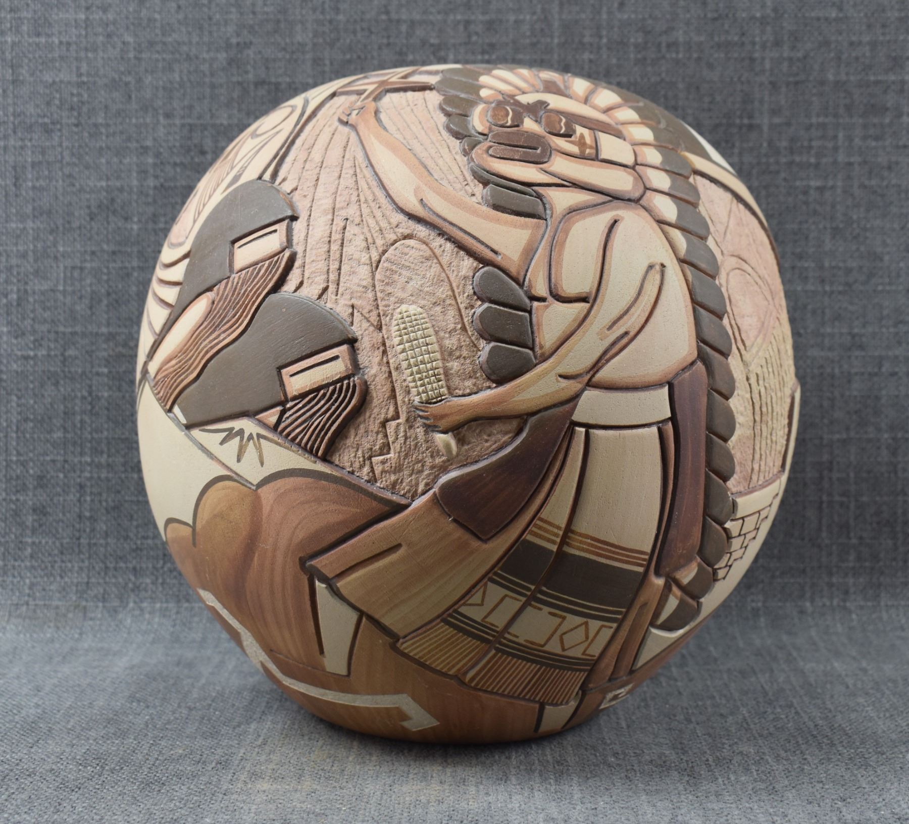 HOPI POTTERY OLLA (GARY POLACCA NAMPEYO)