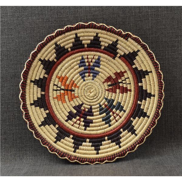 NAVAJO BASKETRY PLAQUE (BLACK)