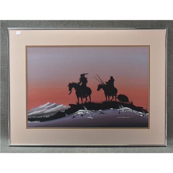 COMANCHE PAINTING (DOC TATE NEVAQUAYA)