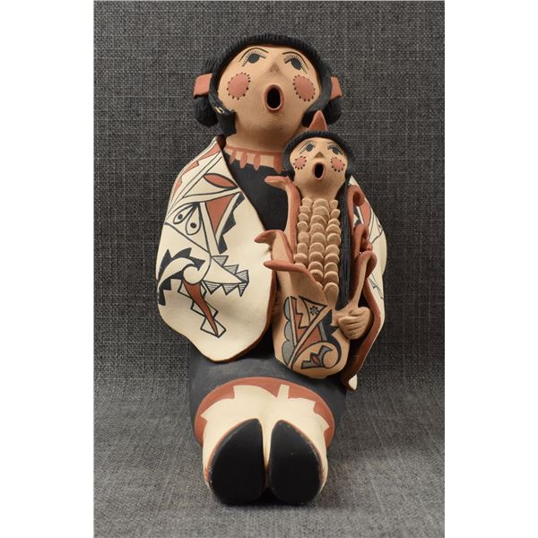 JEMEZ POTTERY STORY TELLER (TSOSIE)