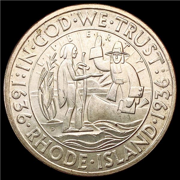 1936-D Rhode Island Half Dollar UNCIRCULATED
