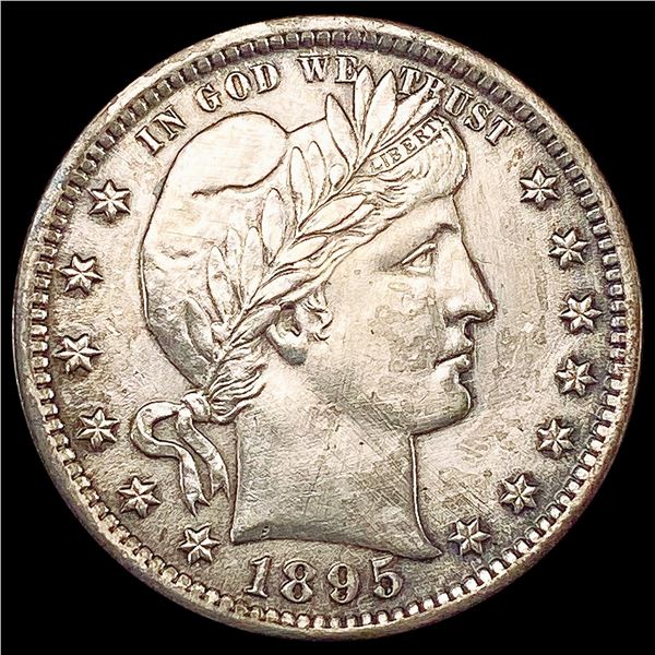 1895 Barber Quarter NEARLY UNCIRCULATED