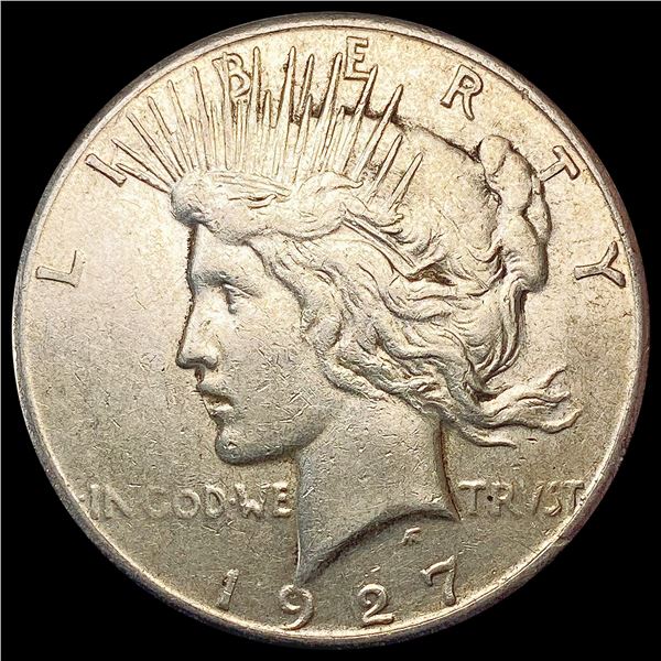 1927-S Silver Peace Dollar ABOUT UNCIRCULATED