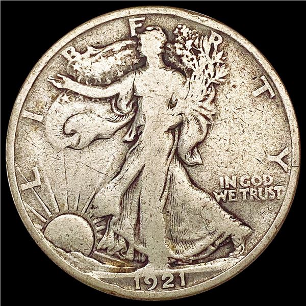 1921 Walking Liberty Half Dollar NICELY CIRCULATED