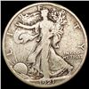 Image 1 : 1921 Walking Liberty Half Dollar NICELY CIRCULATED