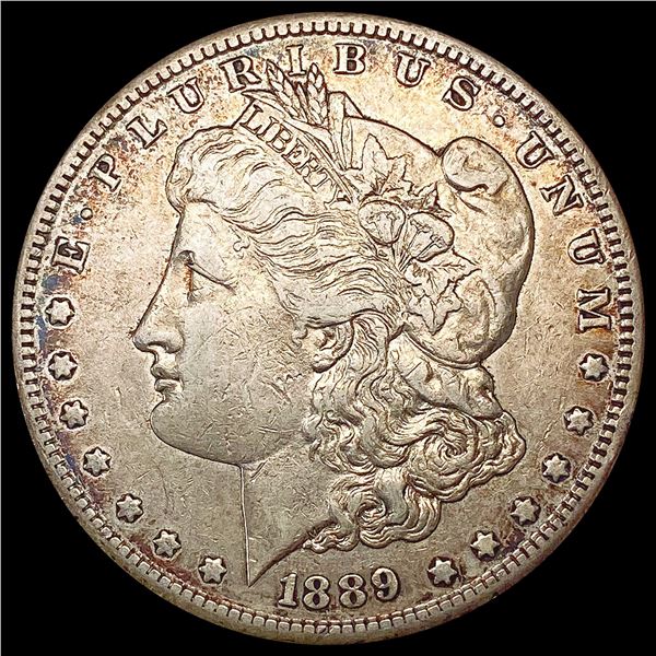 1889-S Morgan Silver Dollar NEARLY UNCIRCULATED