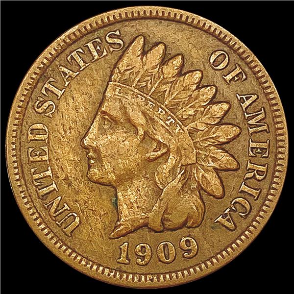 1909-S Indian Head Cent NICELY CIRCULATED