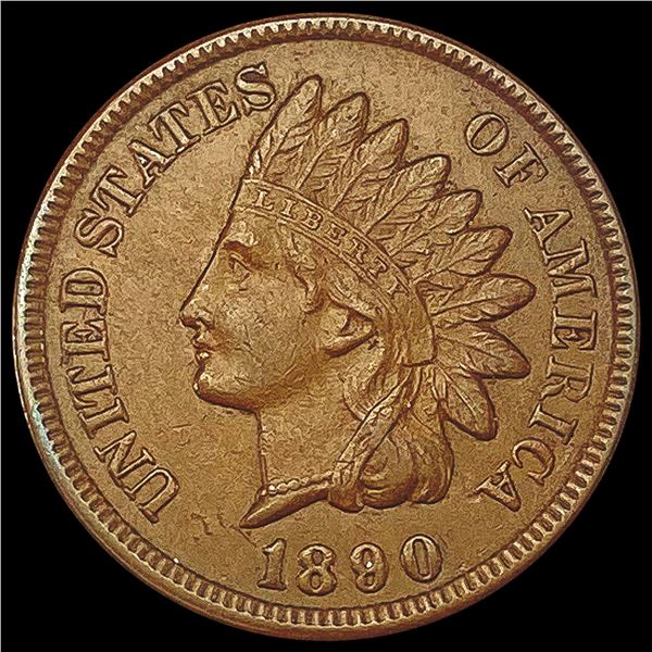 1890 Indian Head Cent CLOSELY UNCIRCULATED