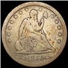 Image 1 : 1855 Arrows Seated Liberty Quarter NICELY CIRCULATED