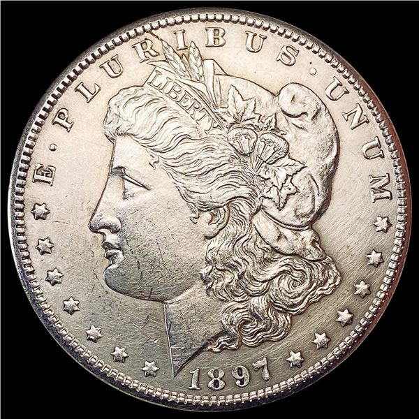 1897-S Morgan Silver Dollar CLOSELY UNCIRCULATED