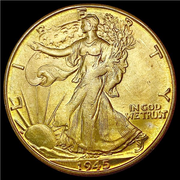 1945-D Walking Liberty Half Dollar UNCIRCULATED