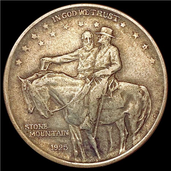 1925 Stone Mountain Half Dollar NEARLY UNCIRCULATED