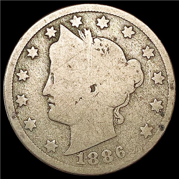 1886 Liberty Victory Nickel NICELY CIRCULATED