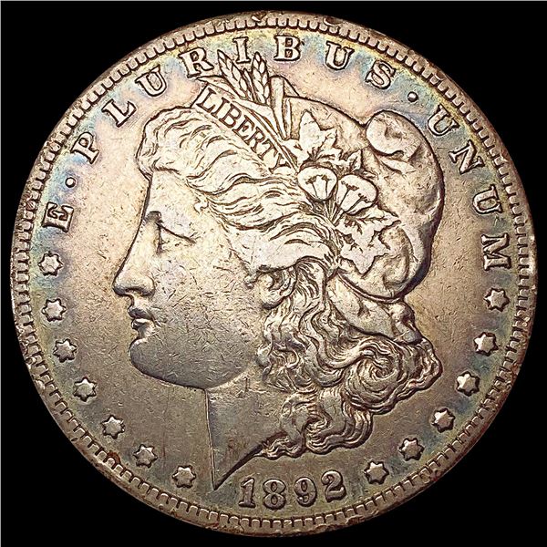 1892-S Morgan Silver Dollar ABOUT UNCIRCULATED
