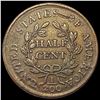 Image 2 : 1804 Draped Bust Half Cent LIGHTLY CIRCULATED